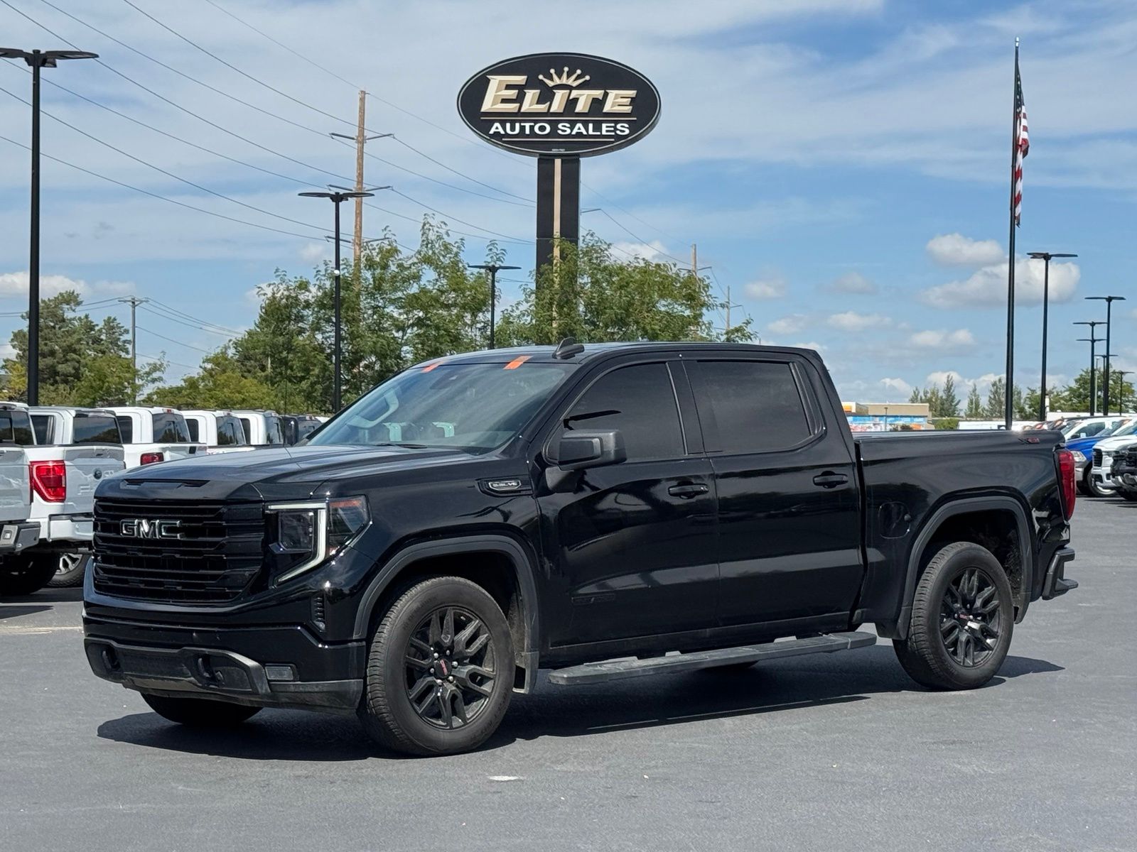 Black 2023 GMC Sierra 1500 Pickup Truck Four-Wheel Drive Automatic