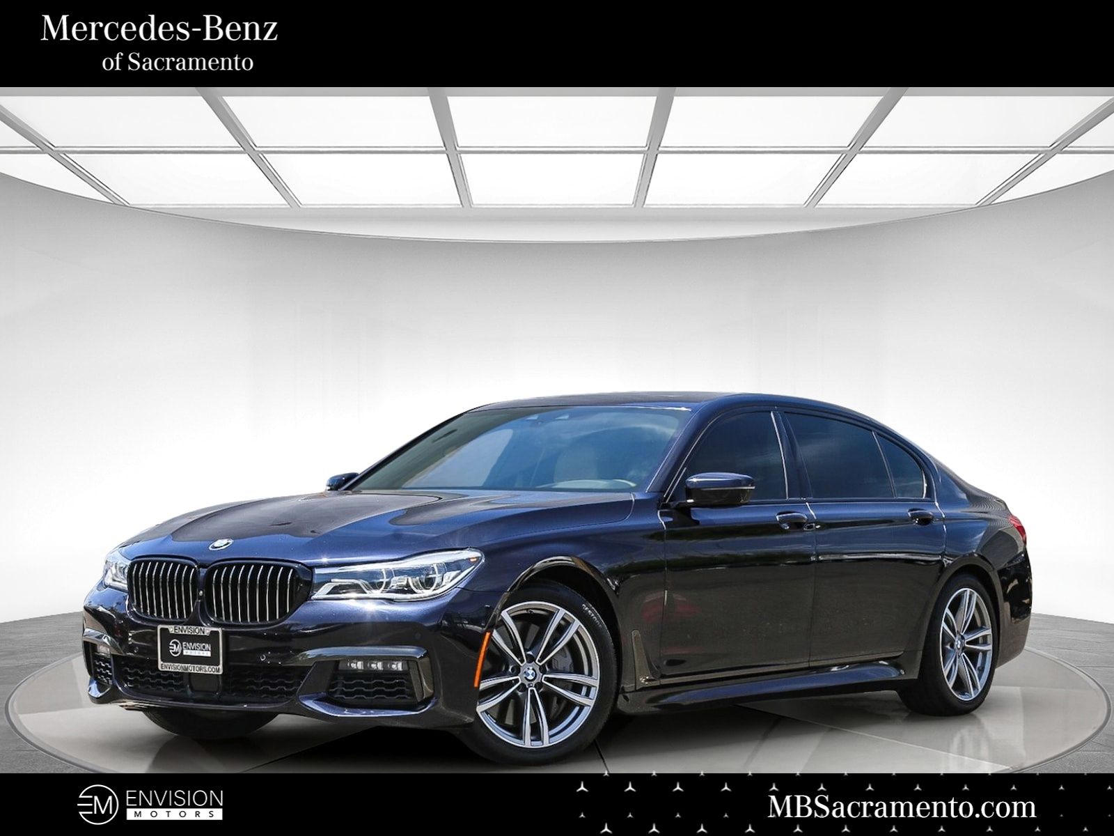 Carbon Black Metallic 2019 BMW 7 Series Sedan Rear-Wheel Drive 8-Speed Automatic
