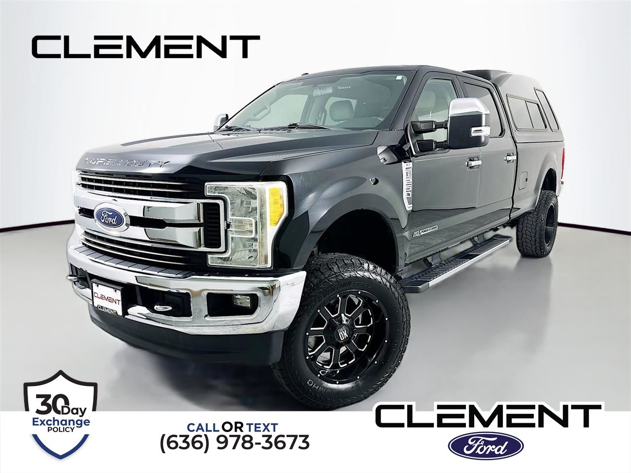 Shadow Black 2017 Ford F-250 Super Duty XLT Crew Cab 4WD Pickup Truck Four-Wheel Drive 6-Speed Automatic