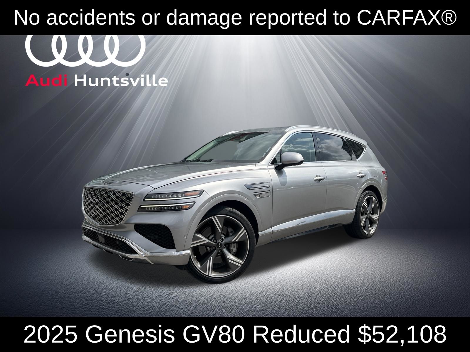 Savile Silver 2025 Genesis GV80 SUV / Crossover All-Wheel Drive 8-Speed Automatic