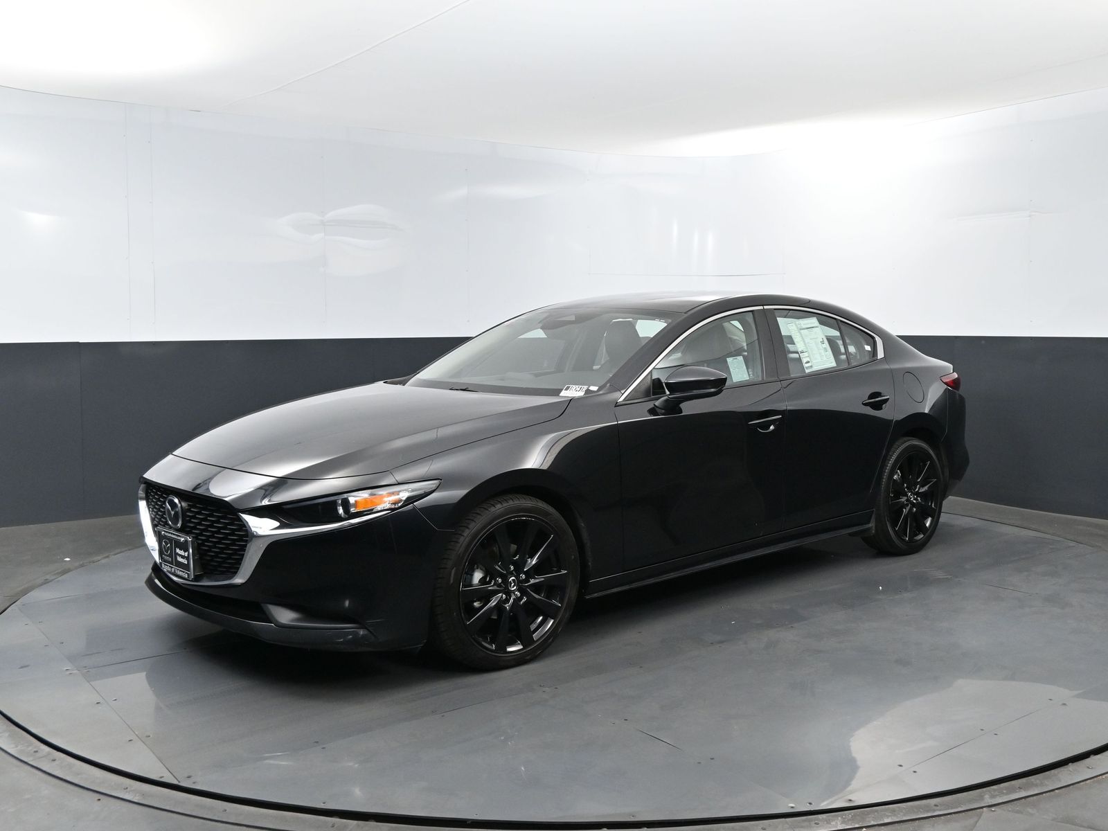 Jet Black 2024 Mazda MAZDA3 Sedan Front-Wheel Drive 6-Speed Automatic