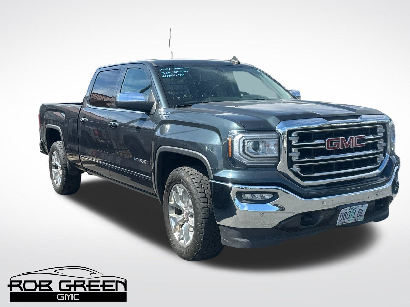 Dark Slate Metallic 2018 GMC Sierra 1500 Pickup Truck Four-Wheel Drive 6-Speed Automatic Overdrive