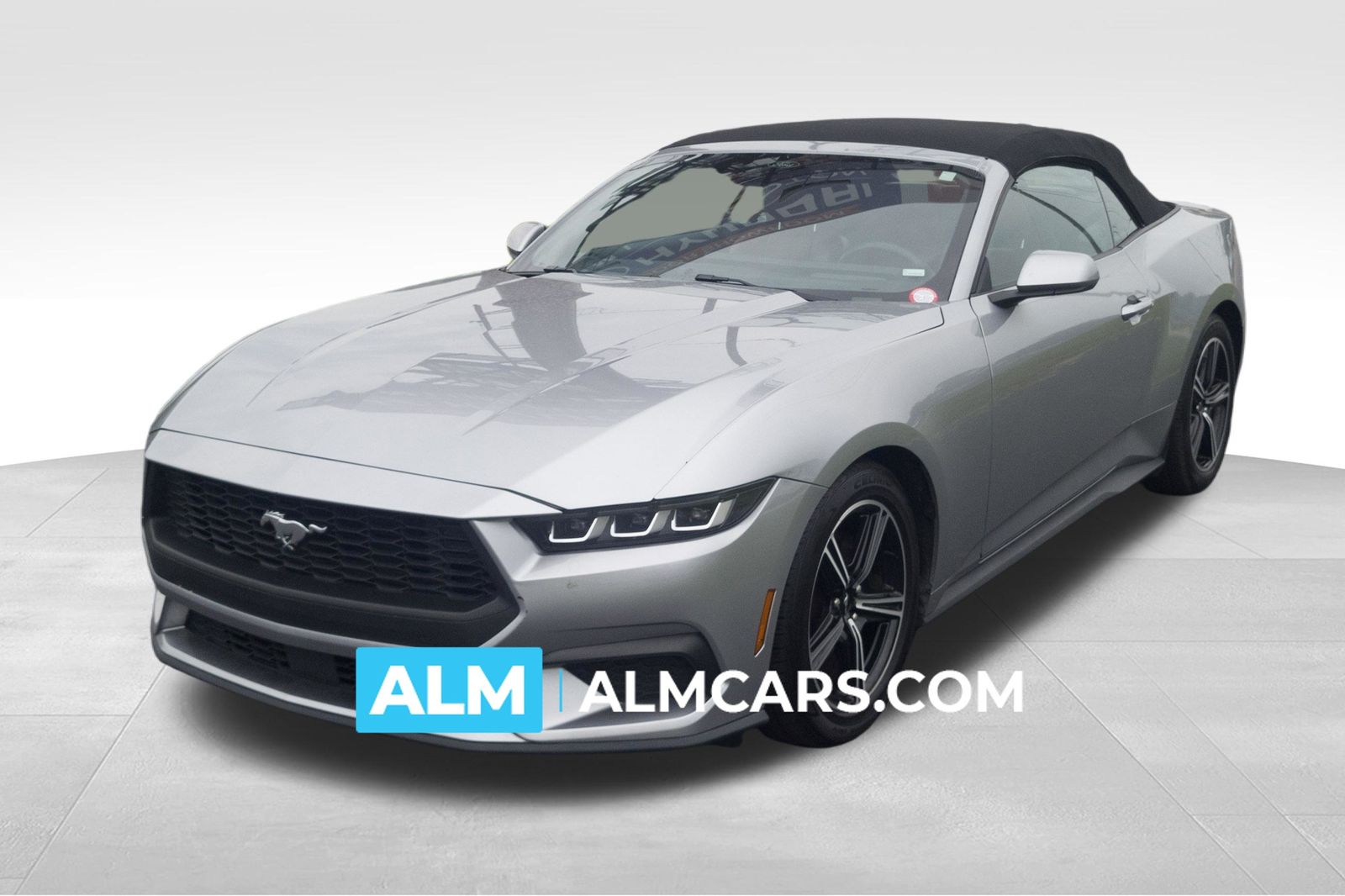Silver Metallic 2024 Ford Mustang Convertible Rear-Wheel Drive Automatic