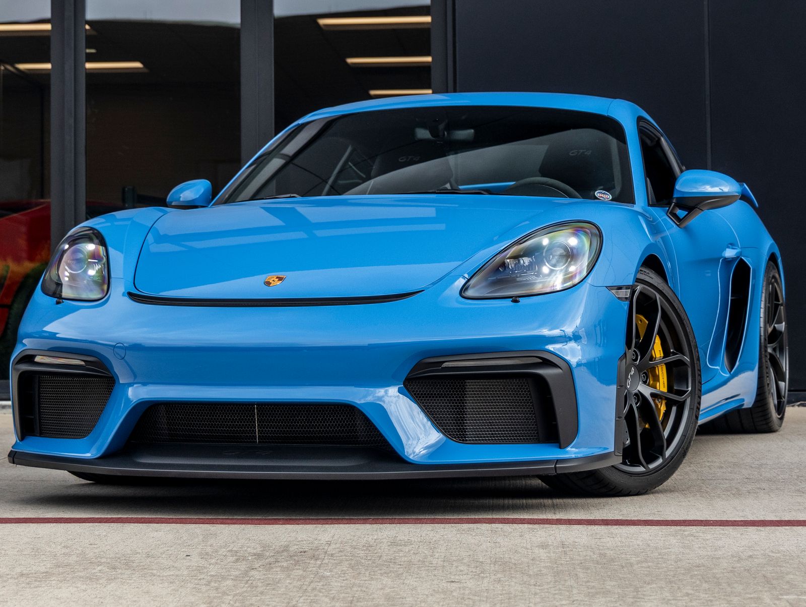 Shark Blue 2023 Porsche 718 Cayman GT4 RWD Coupe Rear-Wheel Drive 6-Speed Manual