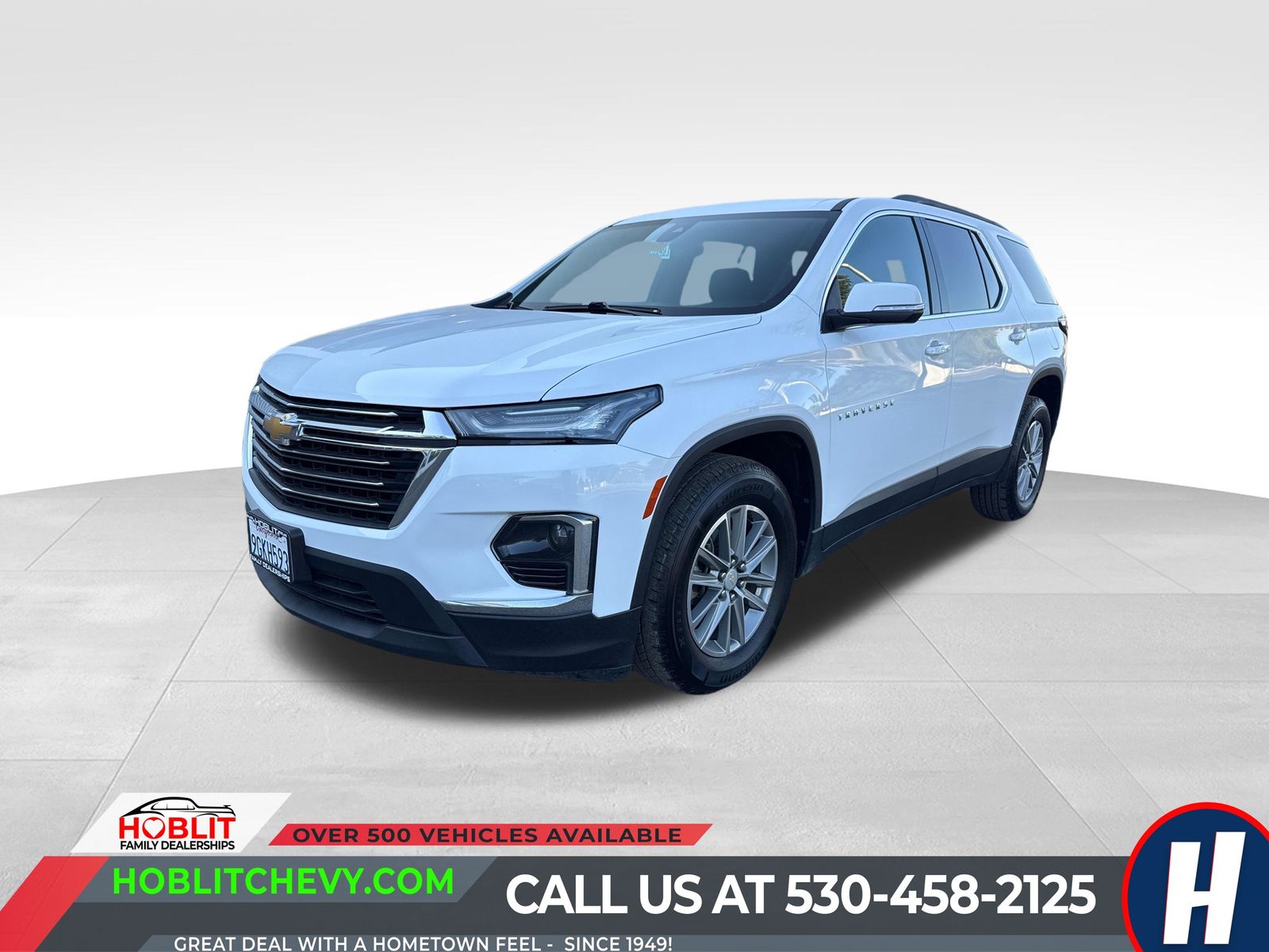 Summit White 2023 Chevrolet Traverse SUV / Crossover Front-Wheel Drive 9-Speed Automatic