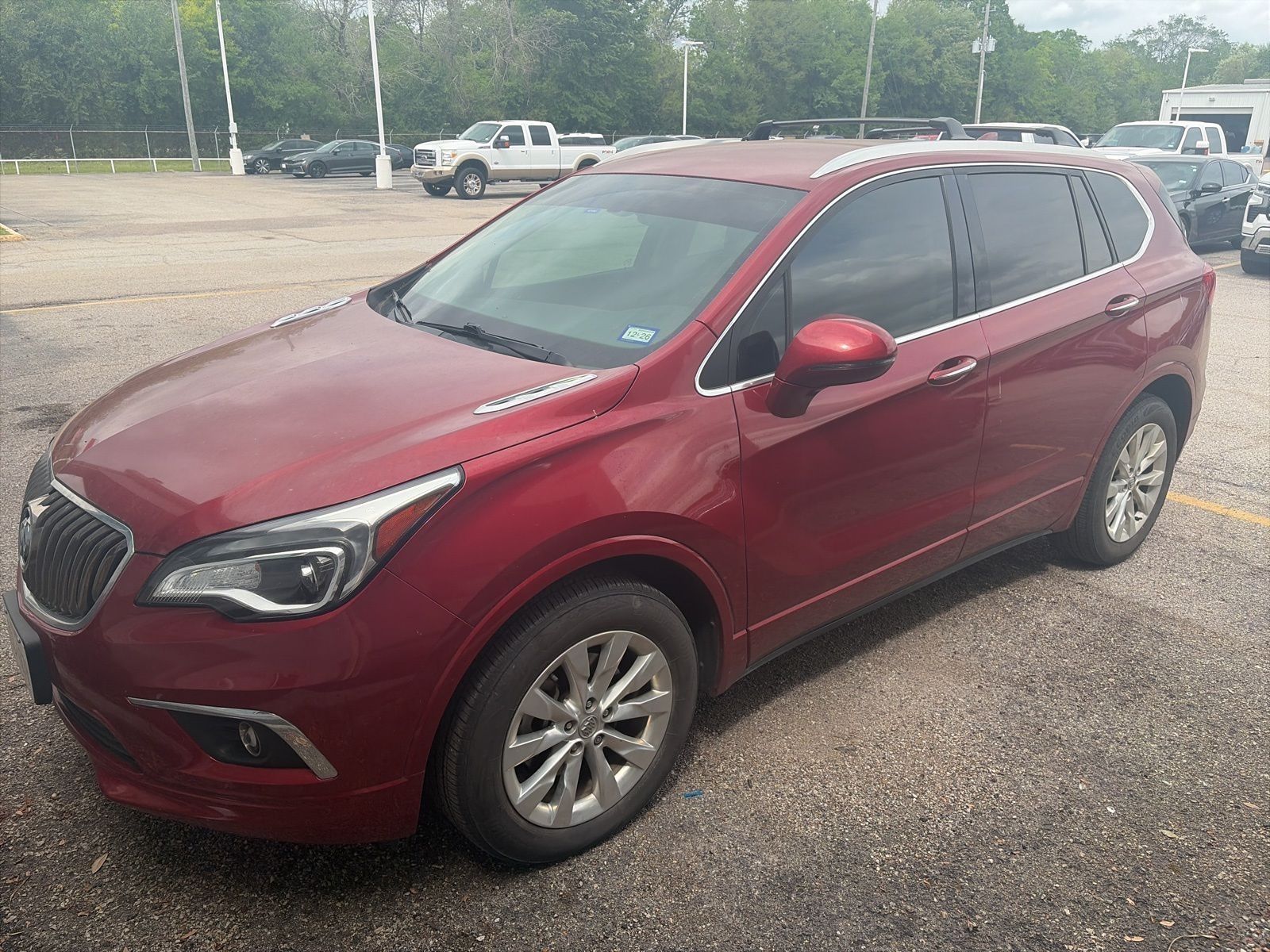 Chili Red Metallic 2018 Buick Envision Essence FWD SUV / Crossover Front-Wheel Drive 6-Speed Automatic