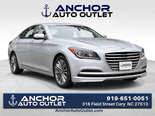 Santiago Silver 2015 Hyundai Genesis Sedan 8-Speed Automatic