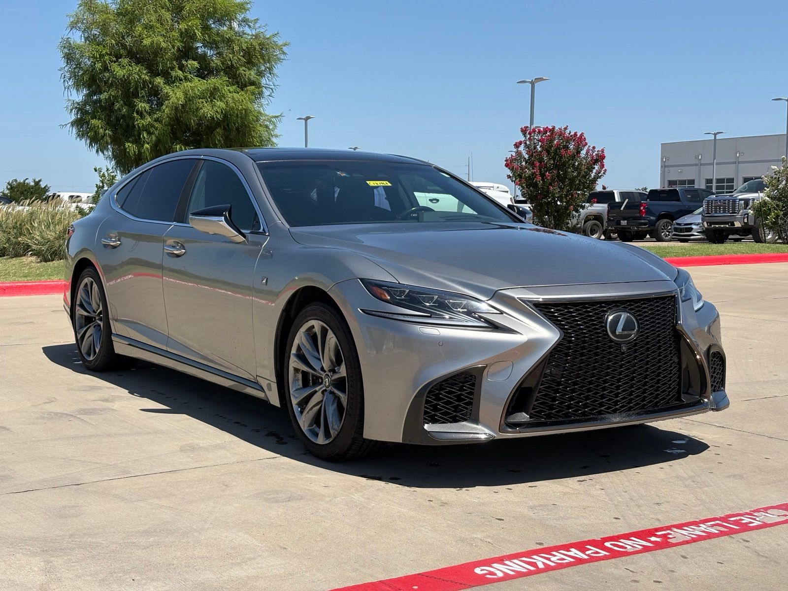 Silver 2018 Lexus LS Sedan Rear-Wheel Drive Automatic