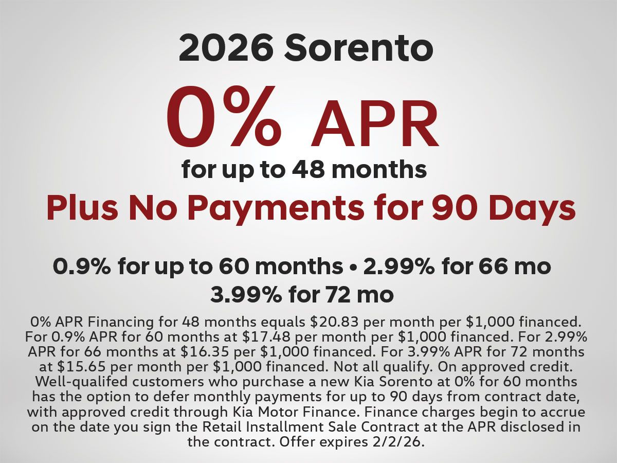 2026 Kia Sorento Hybrid X-Line SX-Prestige AWD