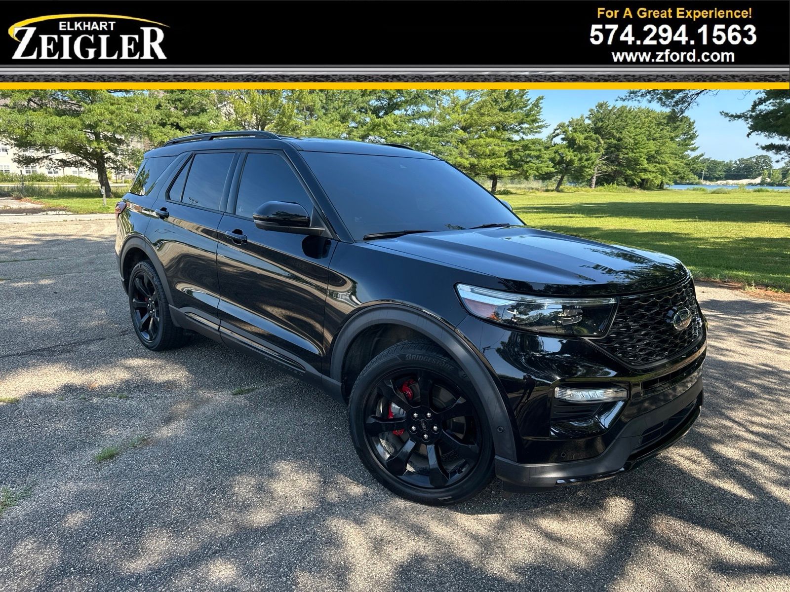 Black Metallic 2020 Ford Explorer SUV / Crossover All-Wheel Drive Automatic