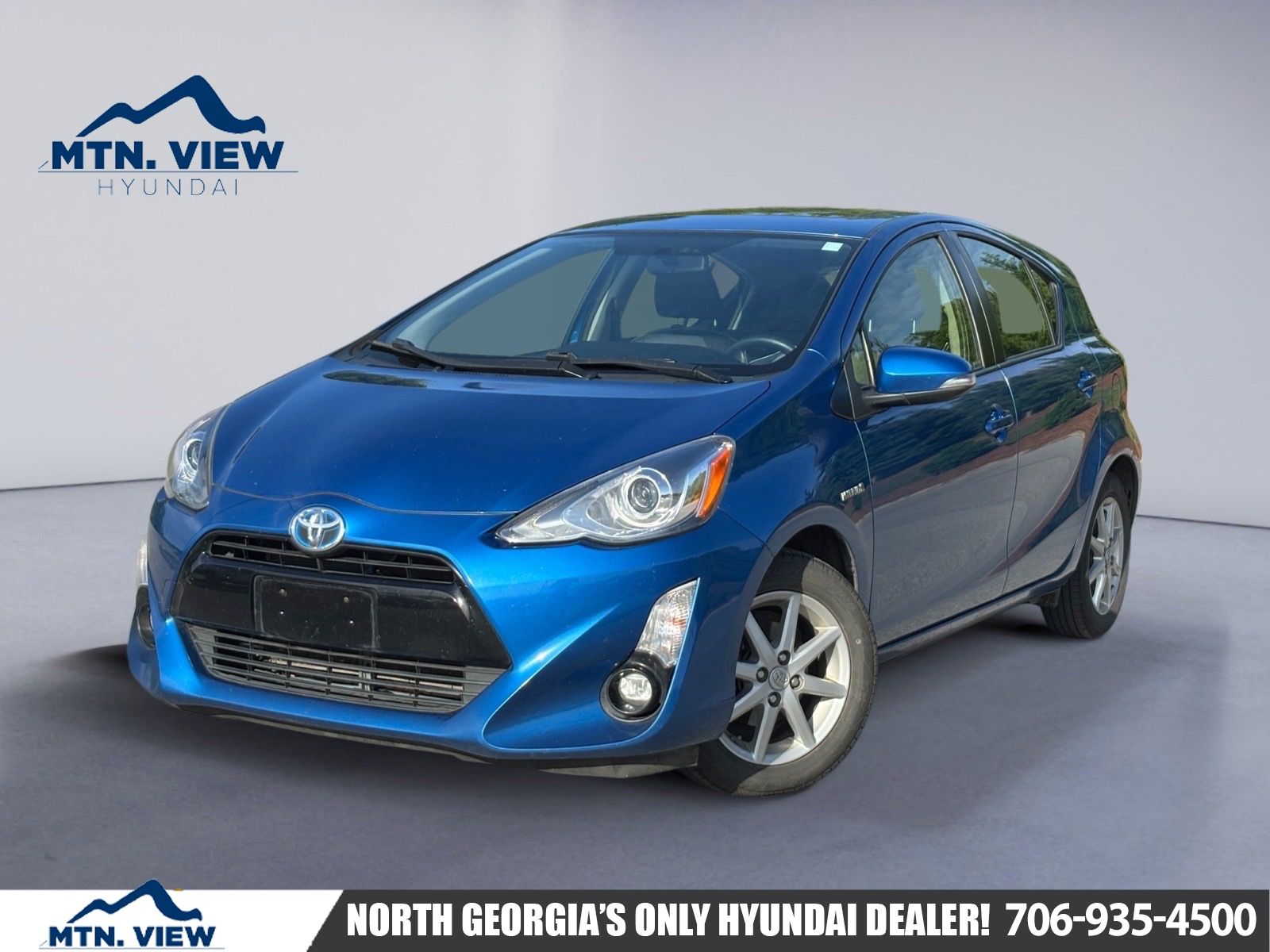 Blue Streak Metallic 2015 Toyota Prius c Four Hatchback Front-Wheel Drive Continuously Variable Transmission