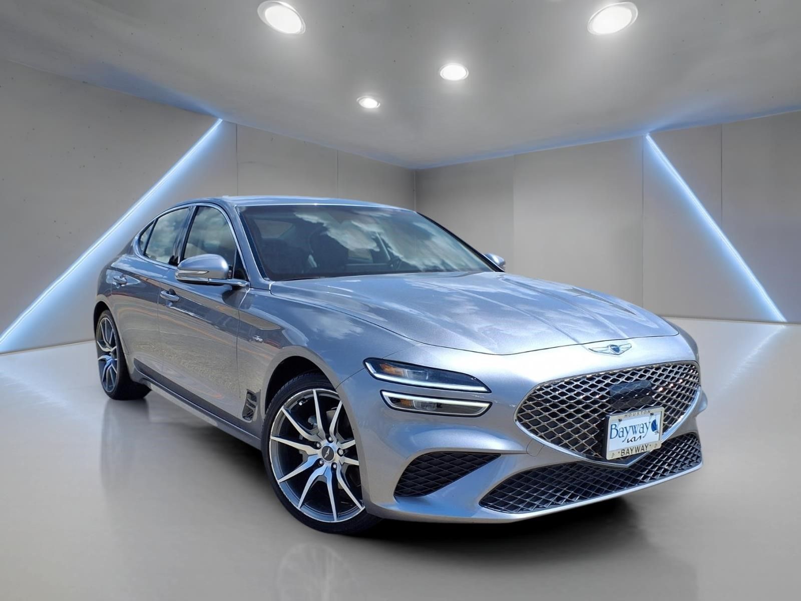 Savile Silver 2023 Genesis G70 Sedan Rear-Wheel Drive 8-Speed Automatic