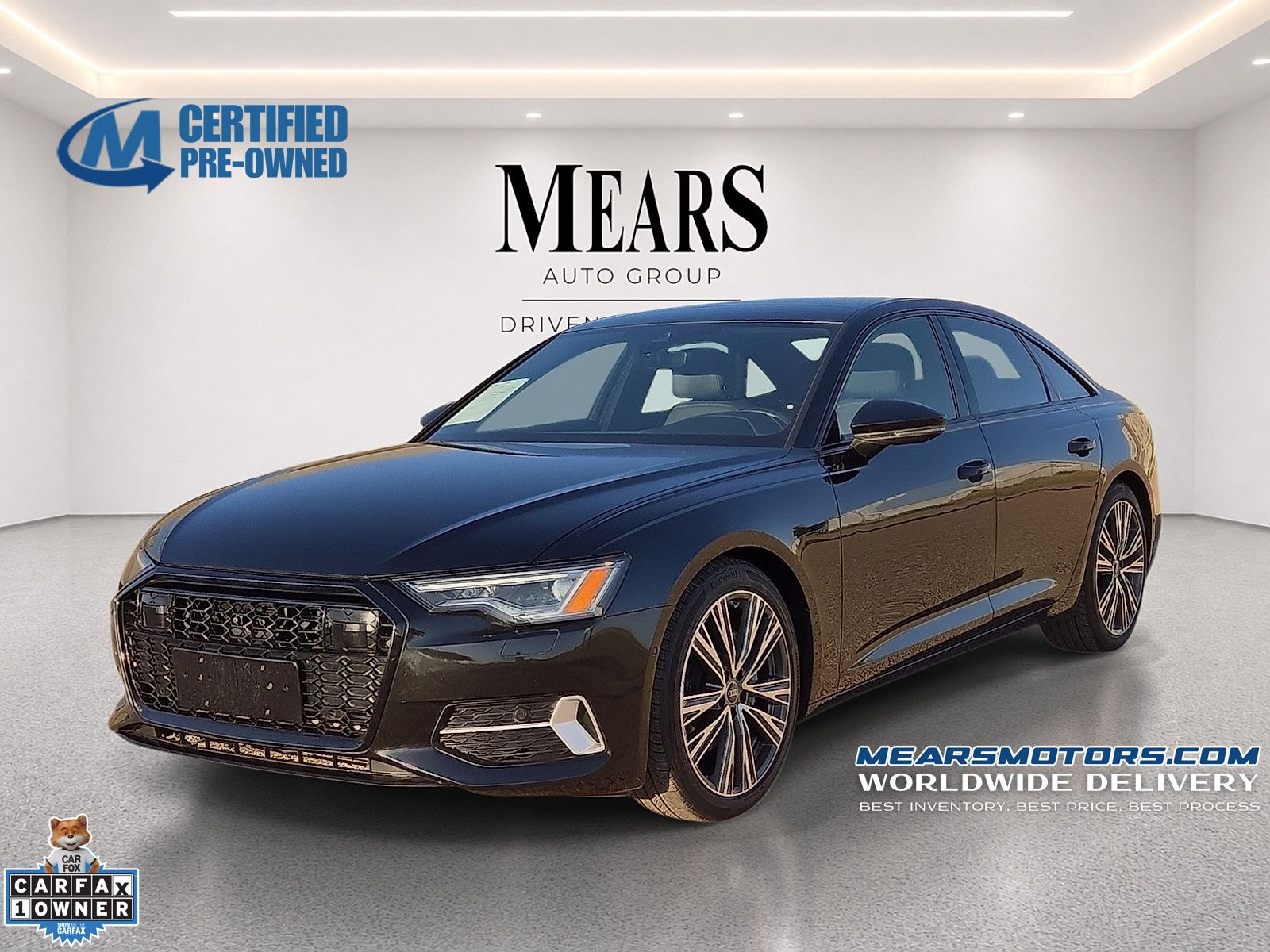 Mythos Black Metallic 2024 Audi A6 Sedan All-Wheel Drive 7-Speed Automatic