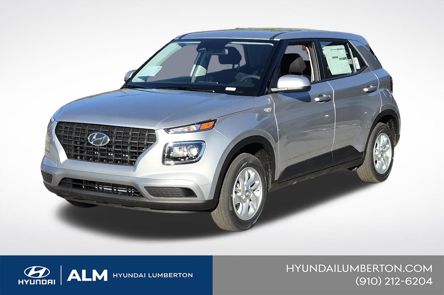 Shimmering Silver 2026 Hyundai Venue SUV / Crossover Front-Wheel Drive Continuously Variable Transmission