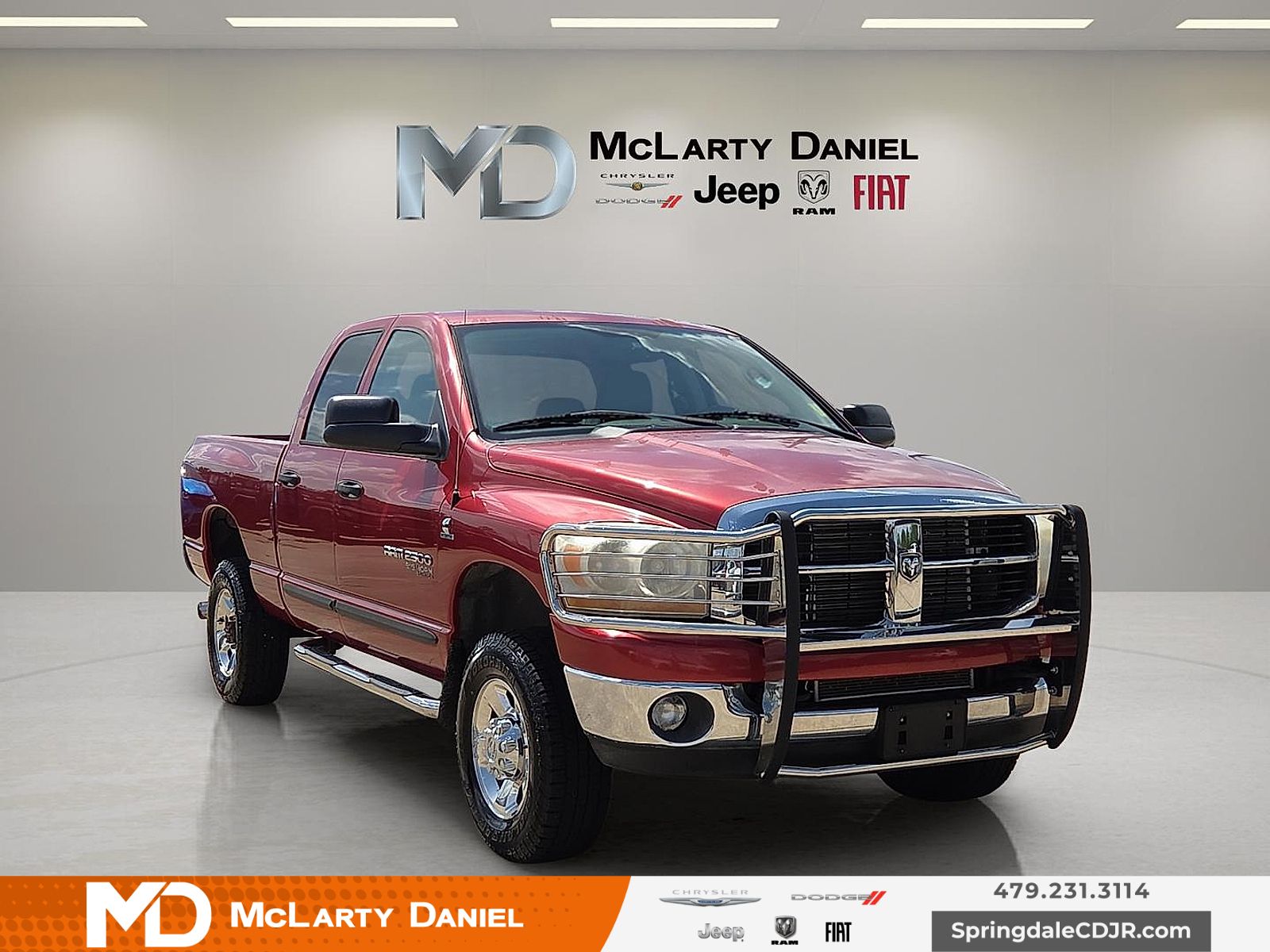 Inferno Red Crystal Pearl 2006 Dodge RAM 2500 Pickup Truck Four-Wheel Drive 4-Speed Automatic