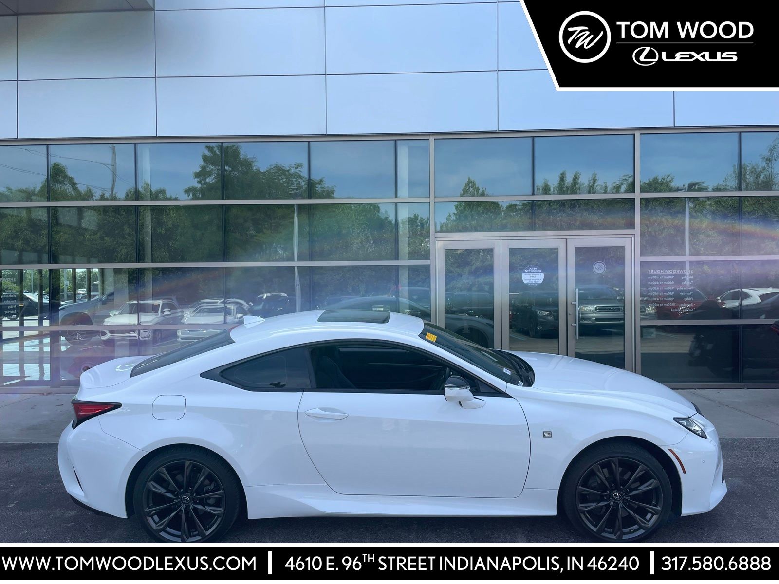 Ultra White 2023 Lexus RC 350 F Sport AWD Coupe All-Wheel Drive 6-Speed Automatic