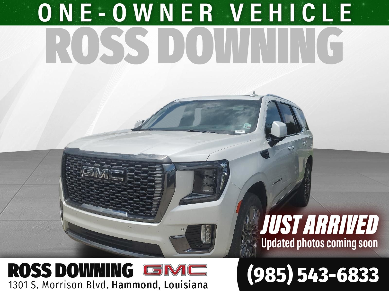 White Frost Tricoat 2024 GMC Yukon Denali Ultimate 4WD SUV / Crossover Four-Wheel Drive