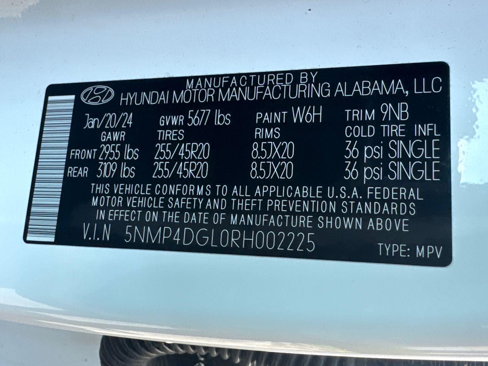 Used 2024 White Hyundai Limited image 32