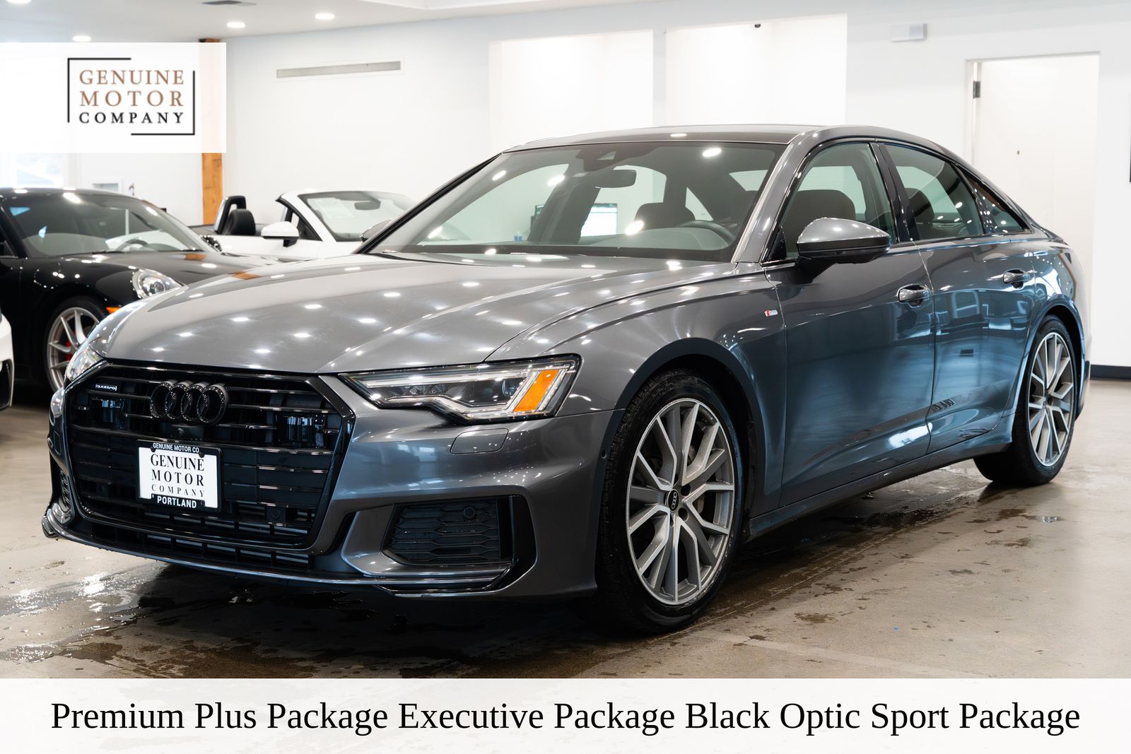 Daytona Gray Pearl Effect 2022 Audi A6 quattro Premium Plus 55 TFSI Sedan All-Wheel Drive 7-Speed Automatic