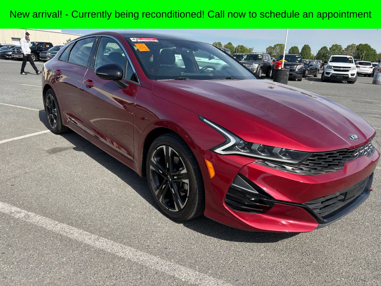 Passion Red 2021 Kia K5 GT-Line FWD Sedan Front-Wheel Drive 8-Speed Automatic