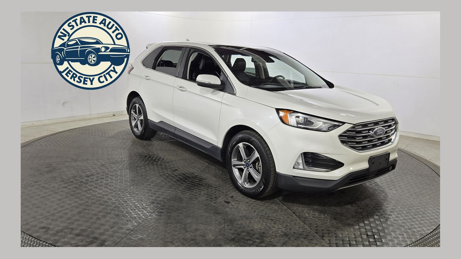 White Metallic 2020 Ford Edge SUV / Crossover All-Wheel Drive 8-Speed Automatic