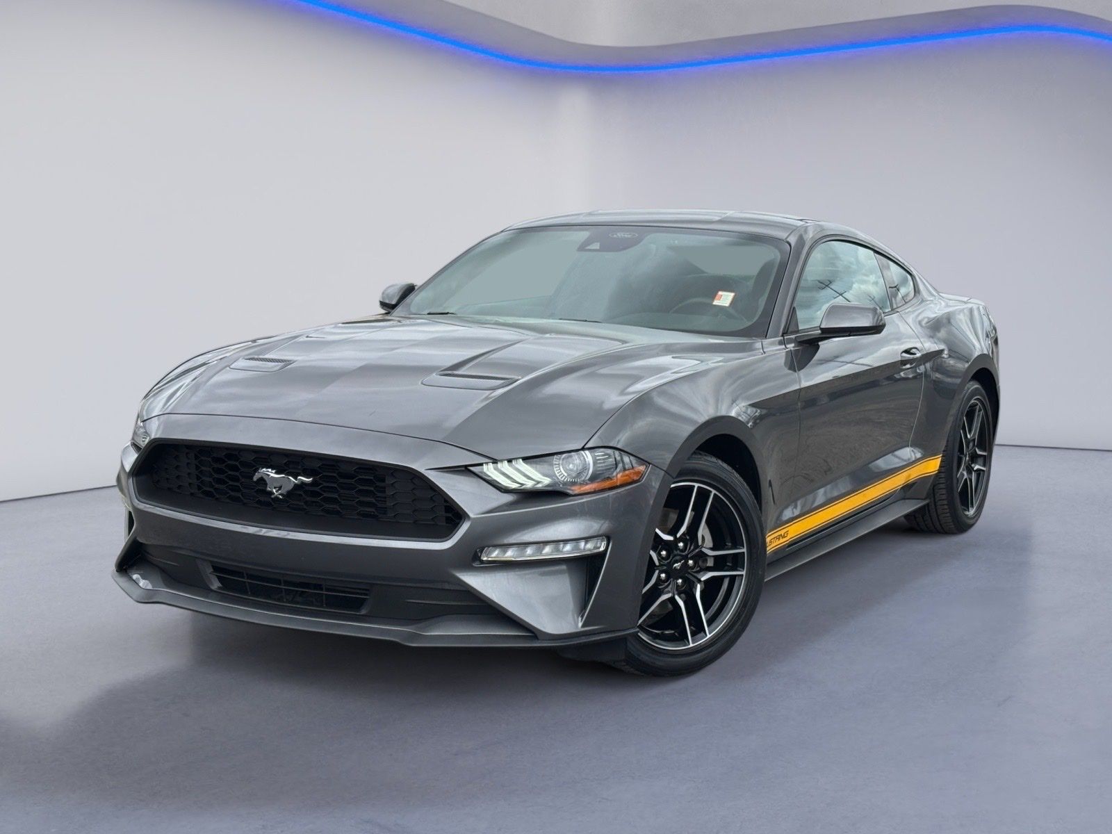 Carbonized Gray Metallic 2023 Ford Mustang EcoBoost Fastback RWD Coupe Rear-Wheel Drive Automatic