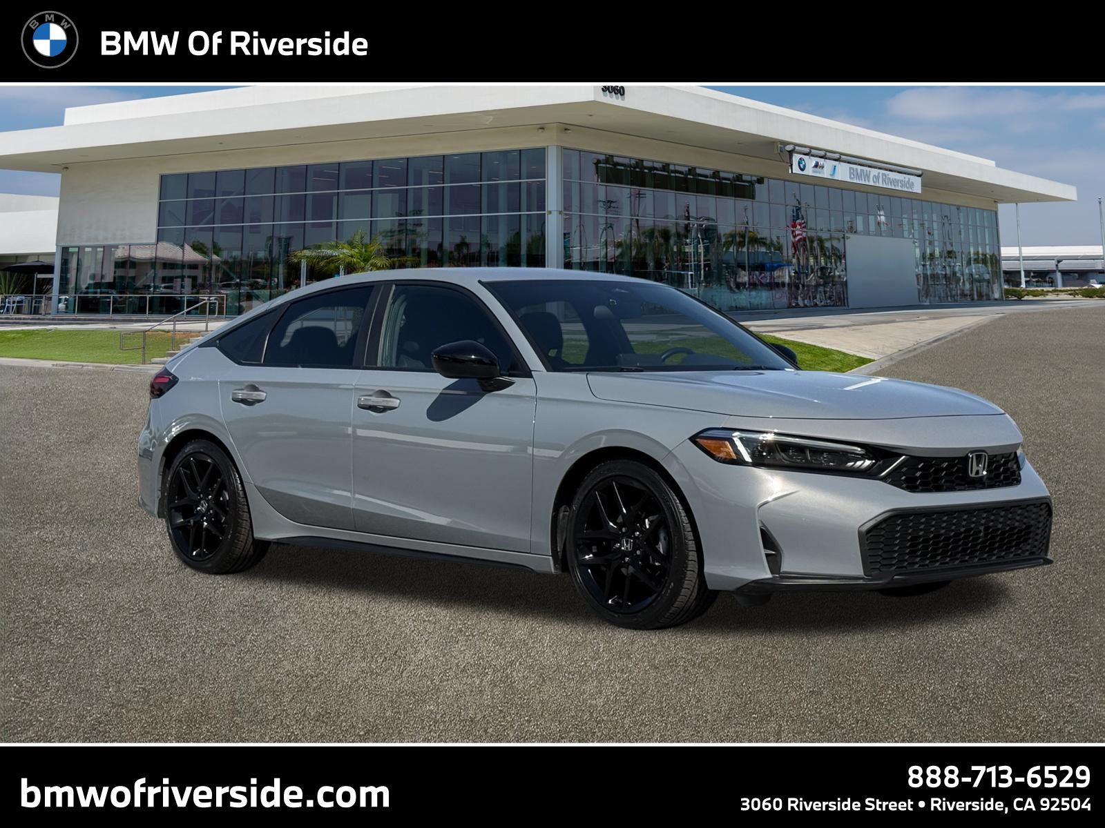 Urban Gray Pearl 2025 Honda Civic Hatchback Hatchback Front-Wheel Drive Continuously Variable Transmission