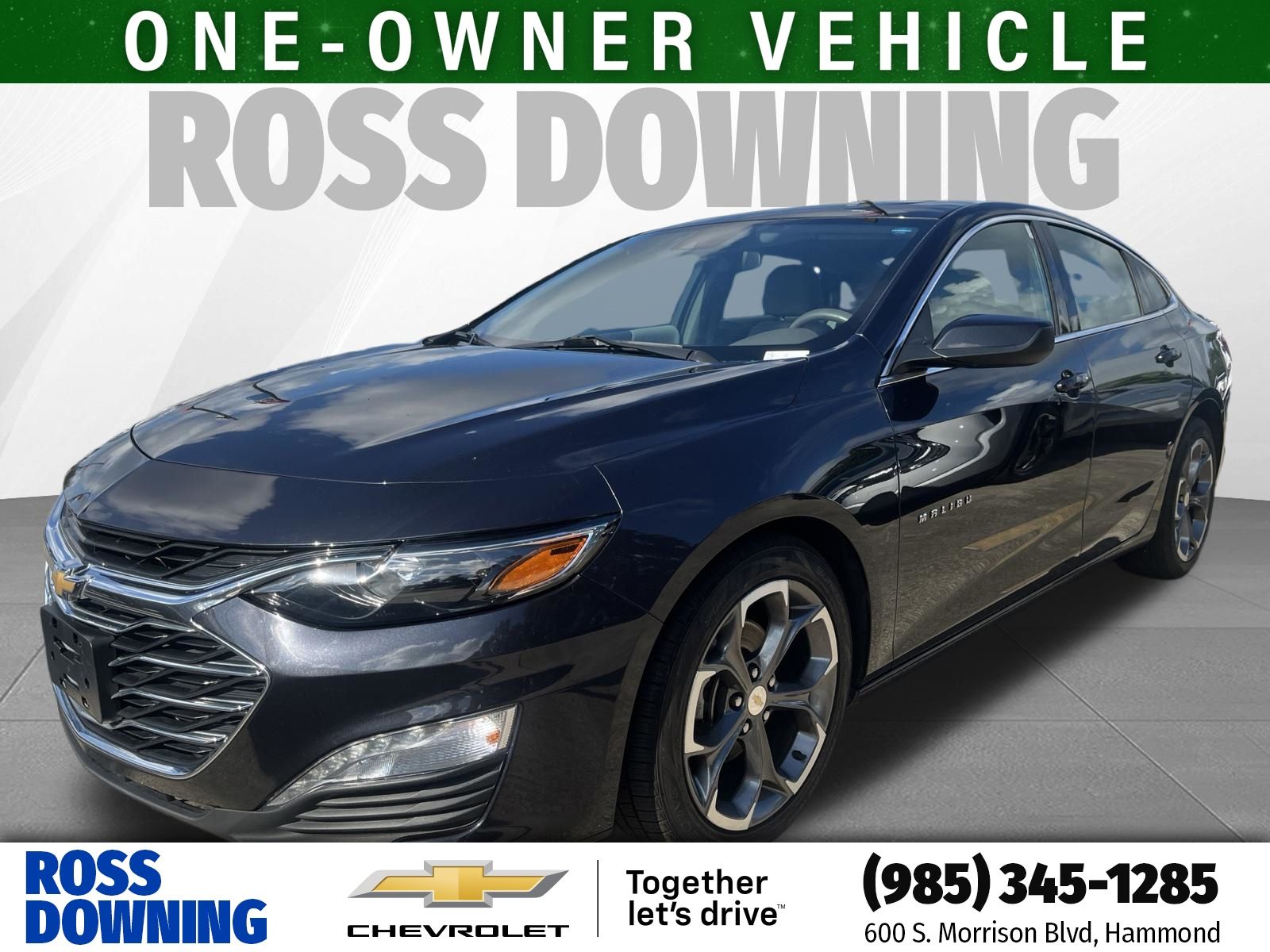 Dark Ash Metallic 2023 Chevrolet Malibu Sedan Front-Wheel Drive Continuously Variable Transmission