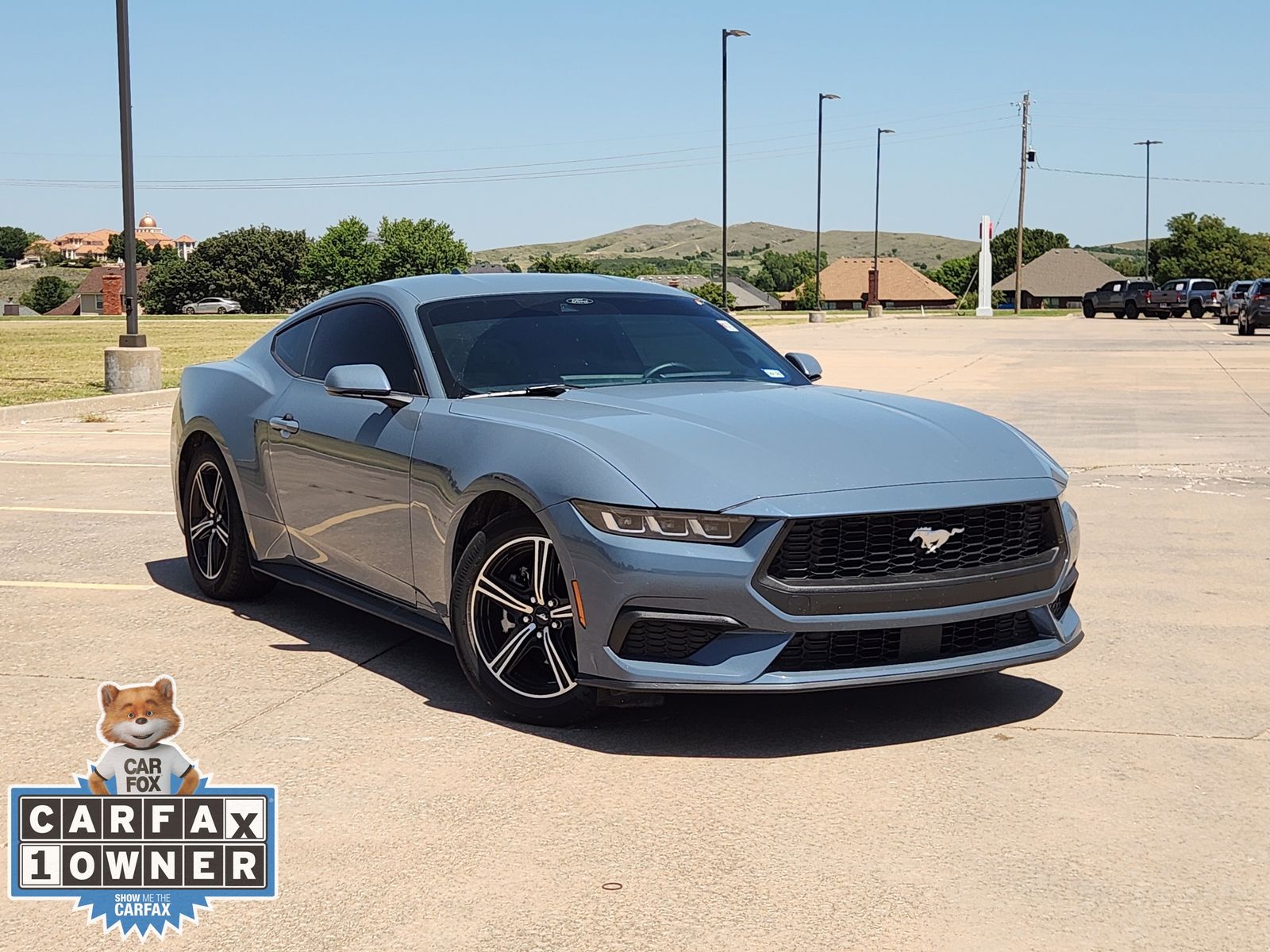 Vapor Blue 2024 Ford Mustang Coupe Rear-Wheel Drive Automatic