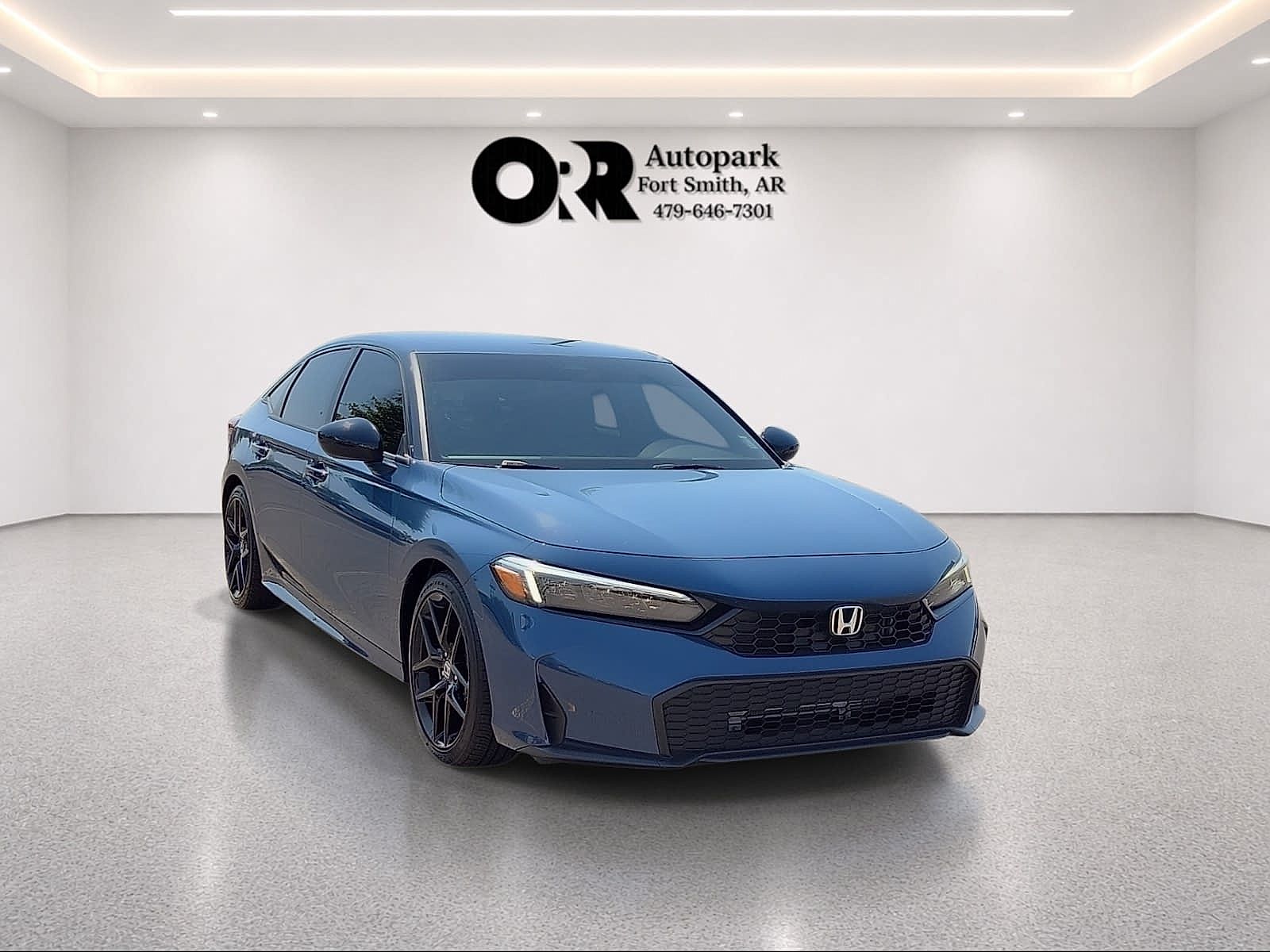 Blue Lagoon Pearl 2025 Honda Civic Sedan Front-Wheel Drive Continuously Variable Transmission