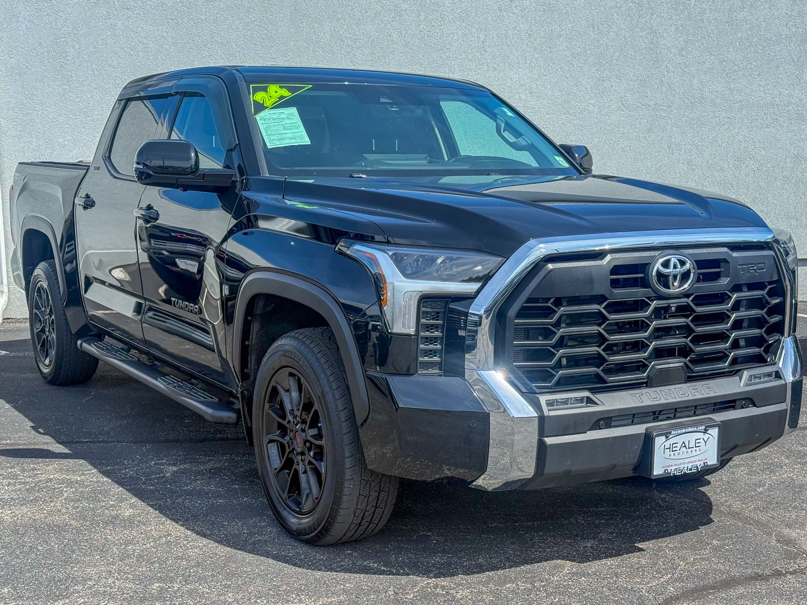Midnight Black Metallic 2024 Toyota Tundra Pickup Truck Four-Wheel Drive Automatic