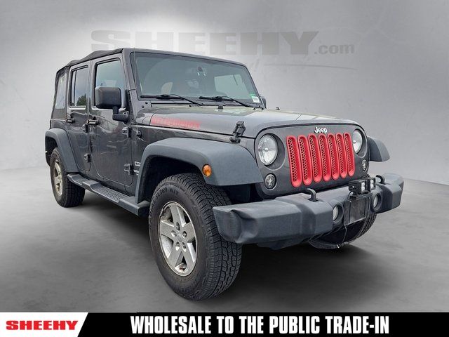 Gray (Granite Crystal Metallic Clearcoat) 2016 Jeep Wrangler SUV / Crossover Four-Wheel Drive 6-Speed Manual
