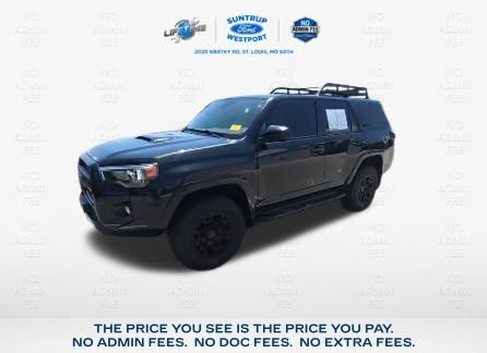Midnight Black Metallic 2021 Toyota 4Runner SUV / Crossover Four-Wheel Drive 5-Speed Automatic Overdrive