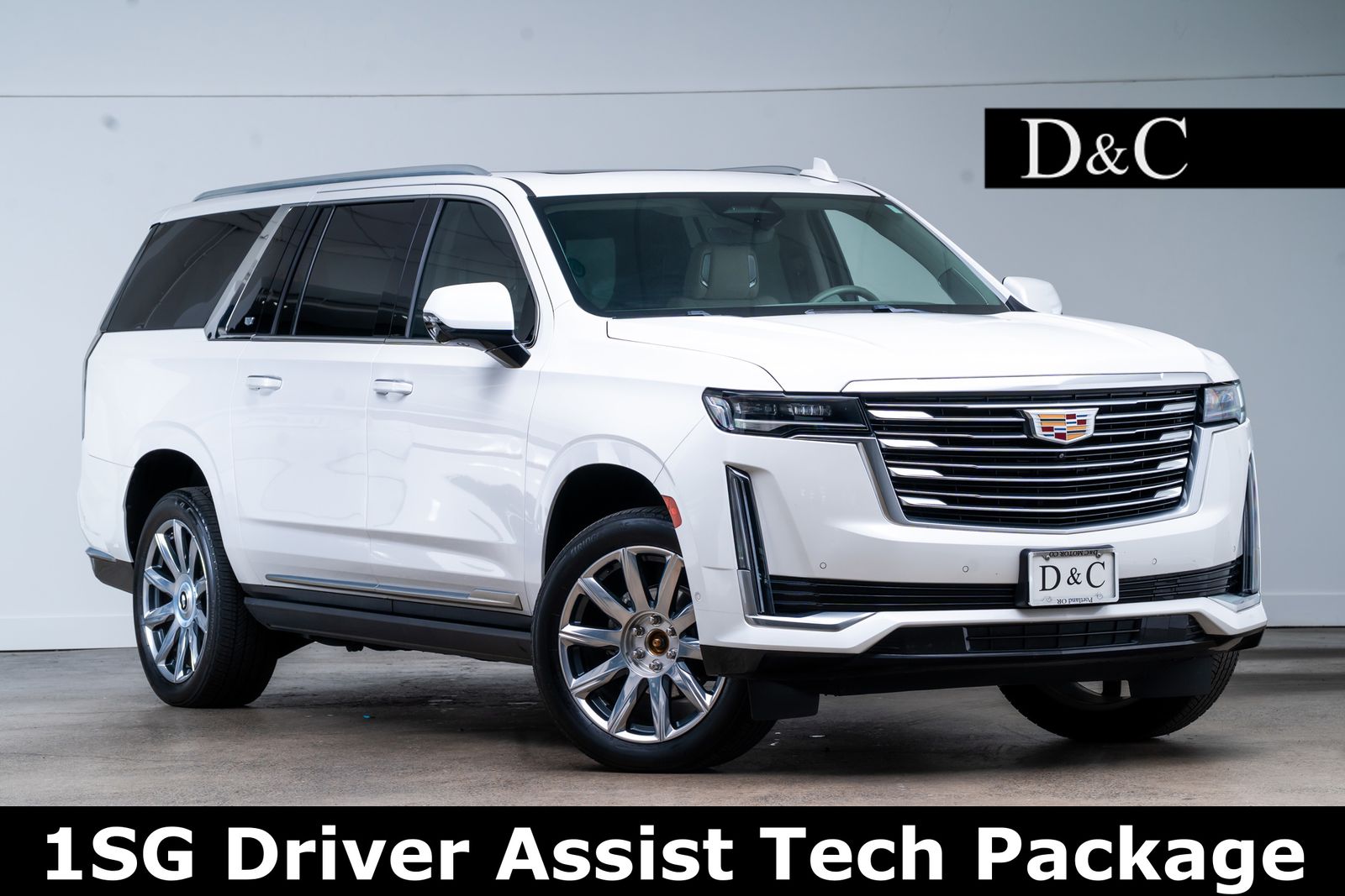 Crystal White Tricoat 2021 Cadillac Escalade ESV Premium Luxury Platinum AWD SUV / Crossover Four-Wheel Drive 