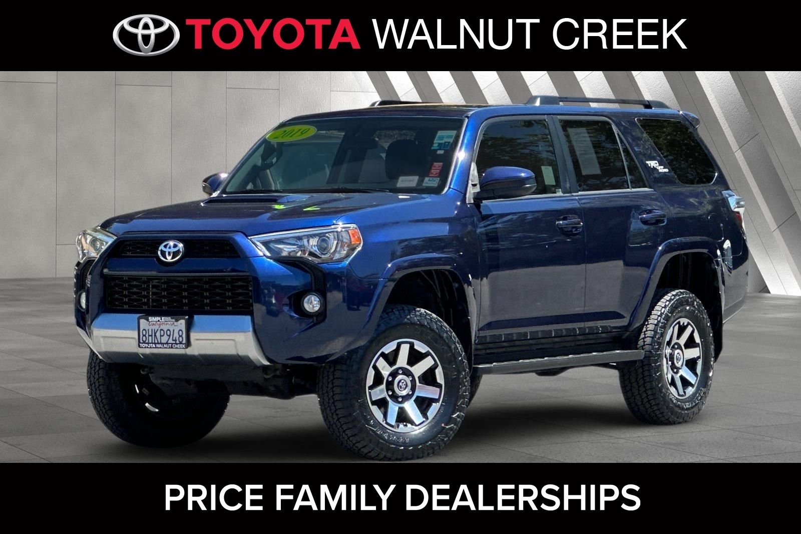 Nautical Blue Metallic 2019 Toyota 4Runner SUV / Crossover Four-Wheel Drive 5-Speed Automatic Overdrive