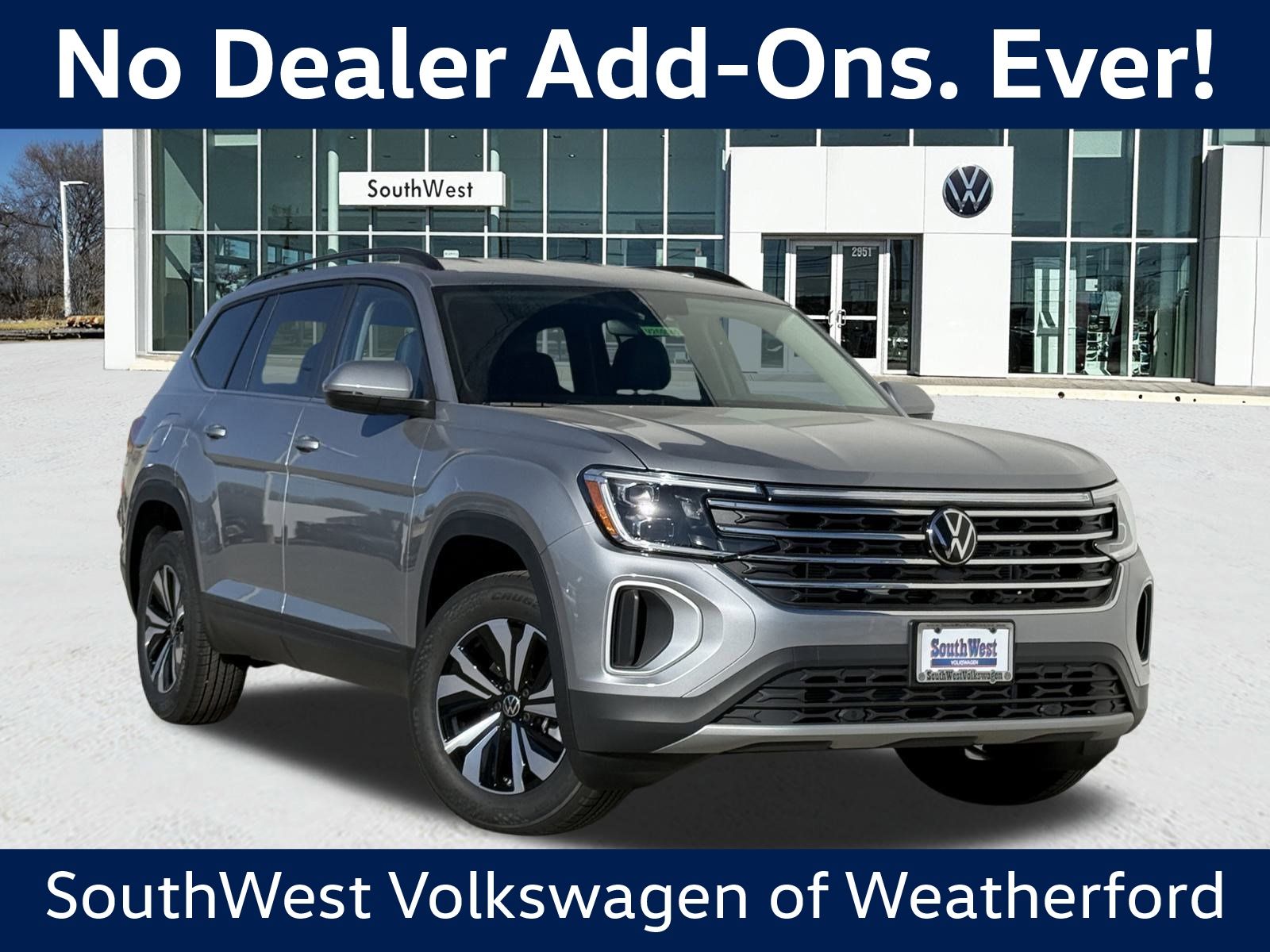 Silver Mist Metallic 2026 Volkswagen Atlas SE FWD SUV / Crossover Front-Wheel Drive 8-Speed Automatic