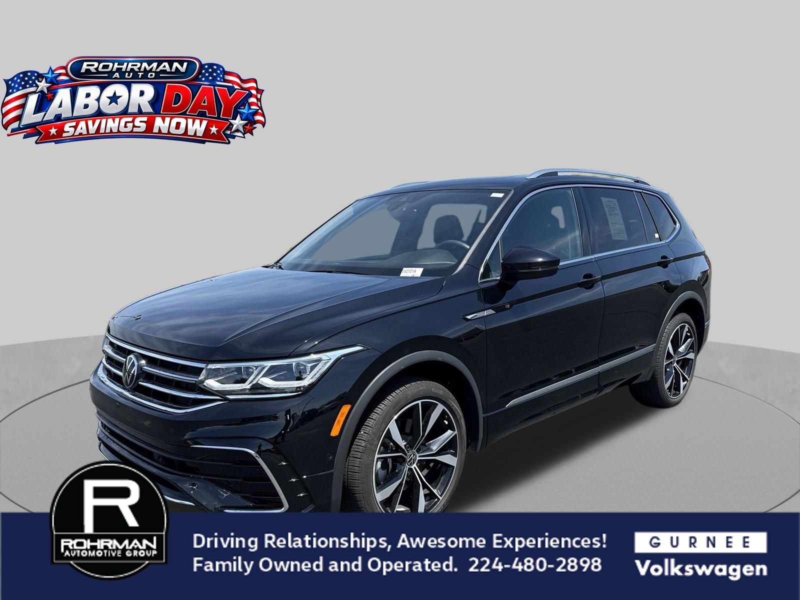 Deep Black 2024 Volkswagen Tiguan SUV / Crossover All-Wheel Drive 8-Speed Automatic