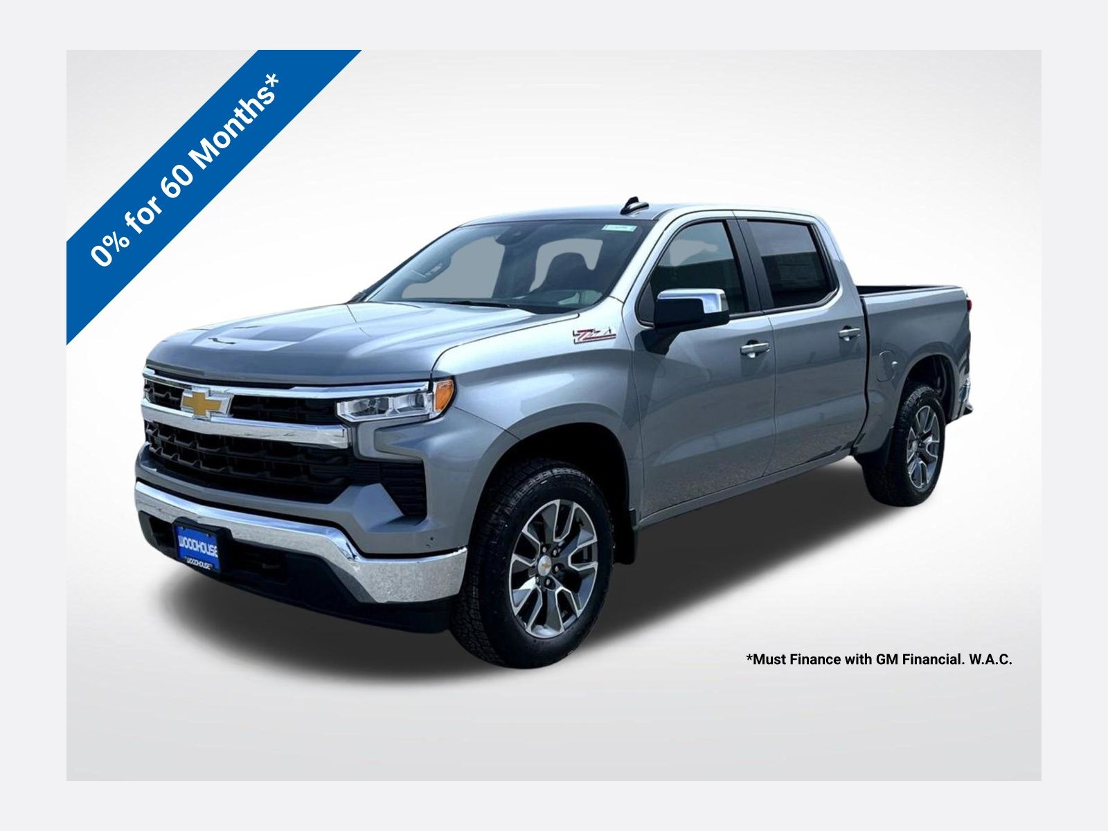 Sterling Gray Metallic 2026 Chevrolet Silverado 1500 Pickup Truck Four-Wheel Drive Automatic