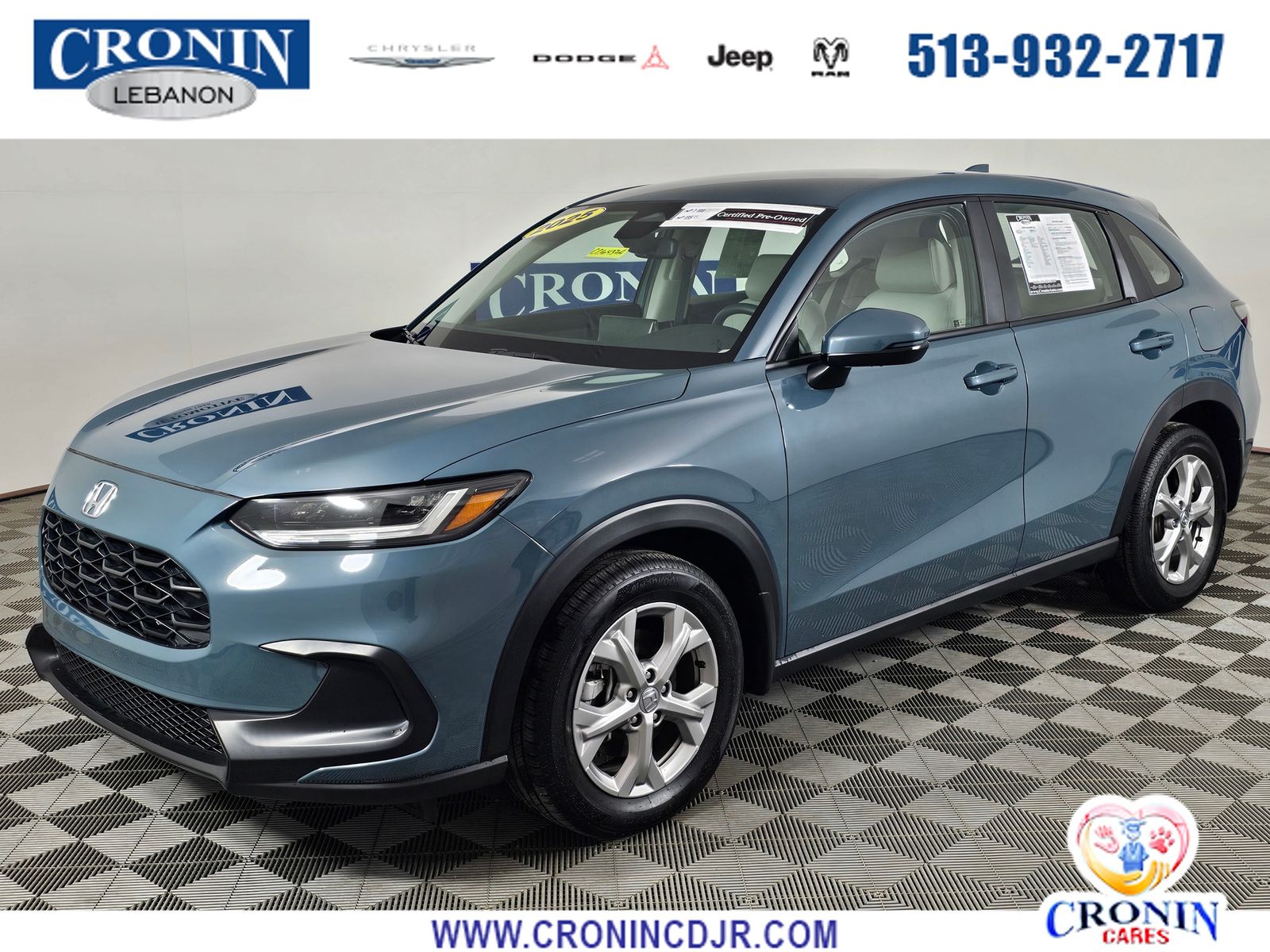 Urban Gray Pearl 2025 Honda HR-V LX AWD SUV / Crossover All-Wheel Drive Continuously Variable Transmission