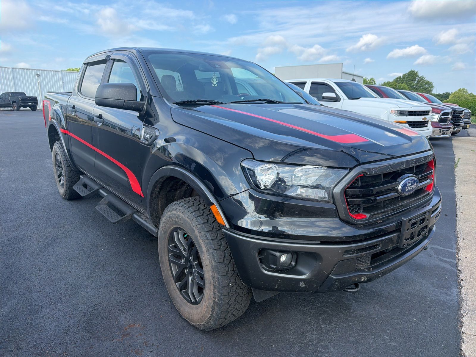 Shadow Black 2021 Ford Ranger XLT SuperCrew 4WD Pickup Truck Four-Wheel Drive Automatic