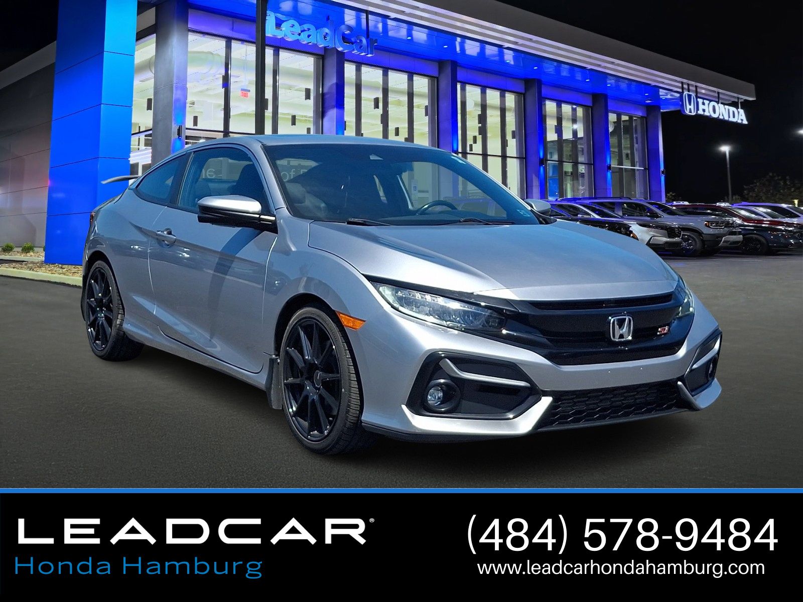 Silver Metallic 2020 Honda Civic Coupe Front-Wheel Drive 6-Speed Manual