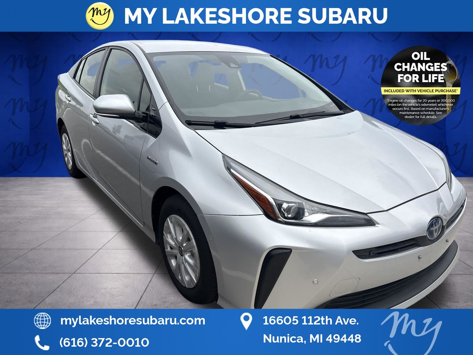 Classic Silver Metallic 2020 Toyota Prius Hatchback Front-Wheel Drive Continuously Variable Transmission
