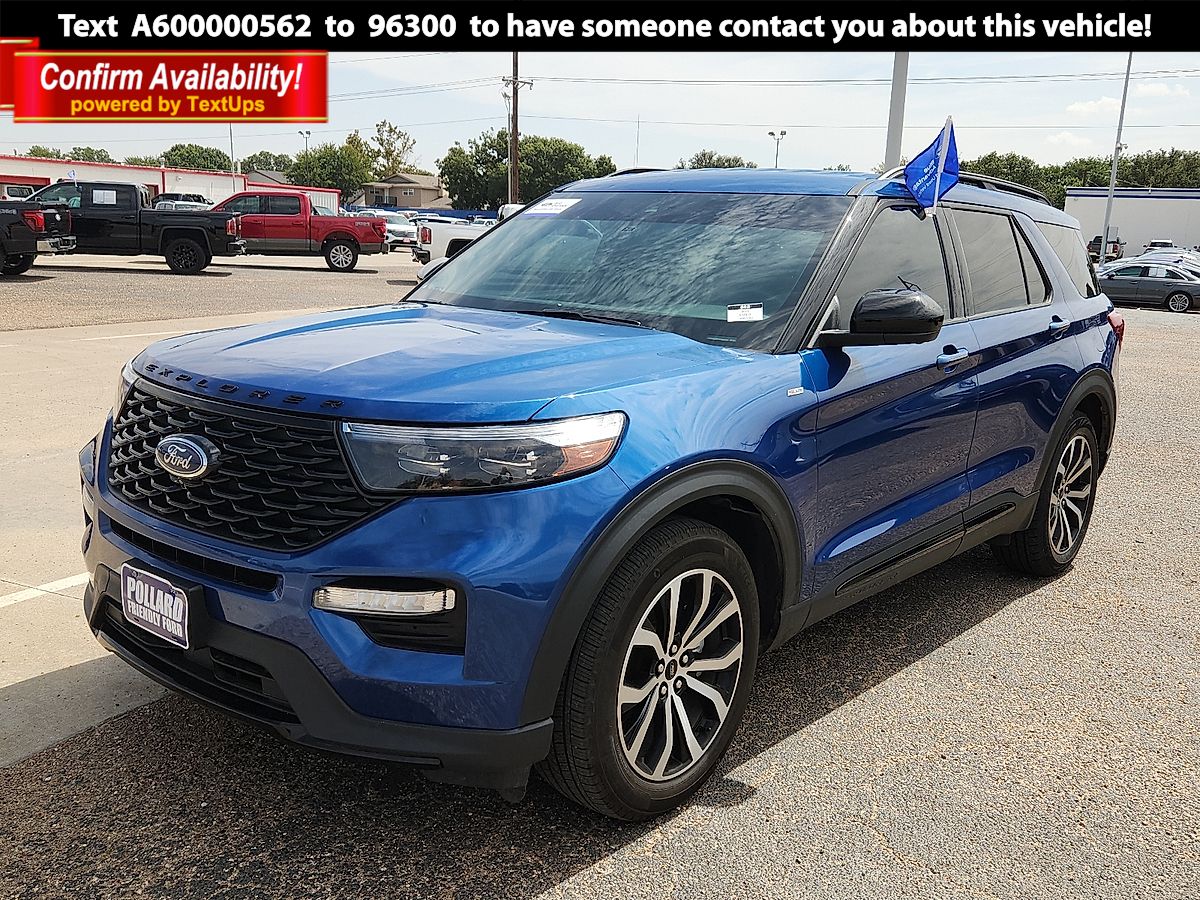 Atlas Blue Metallic 2023 Ford Explorer SUV / Crossover Rear-Wheel Drive Automatic