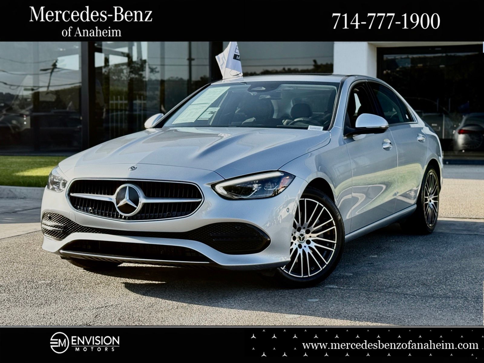 Cirrus Silver Metallic 2023 Mercedes-Benz C-Class Sedan Rear-Wheel Drive 9-Speed Automatic
