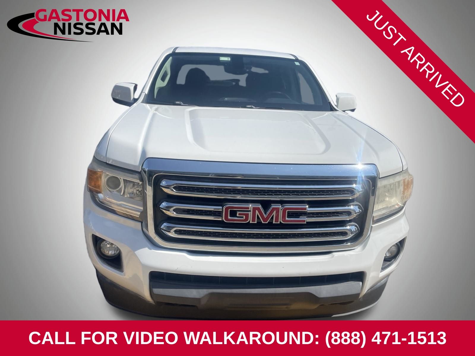 Summit White 2015 GMC Canyon Pickup Truck Four-Wheel Drive 6-Speed Automatic