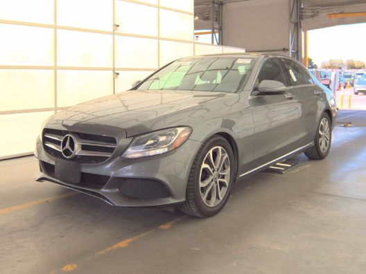 Selenite Gray Metallic 2018 Mercedes-Benz C-Class C 300 Sedan RWD Sedan Rear-Wheel Drive 9-Speed Automatic