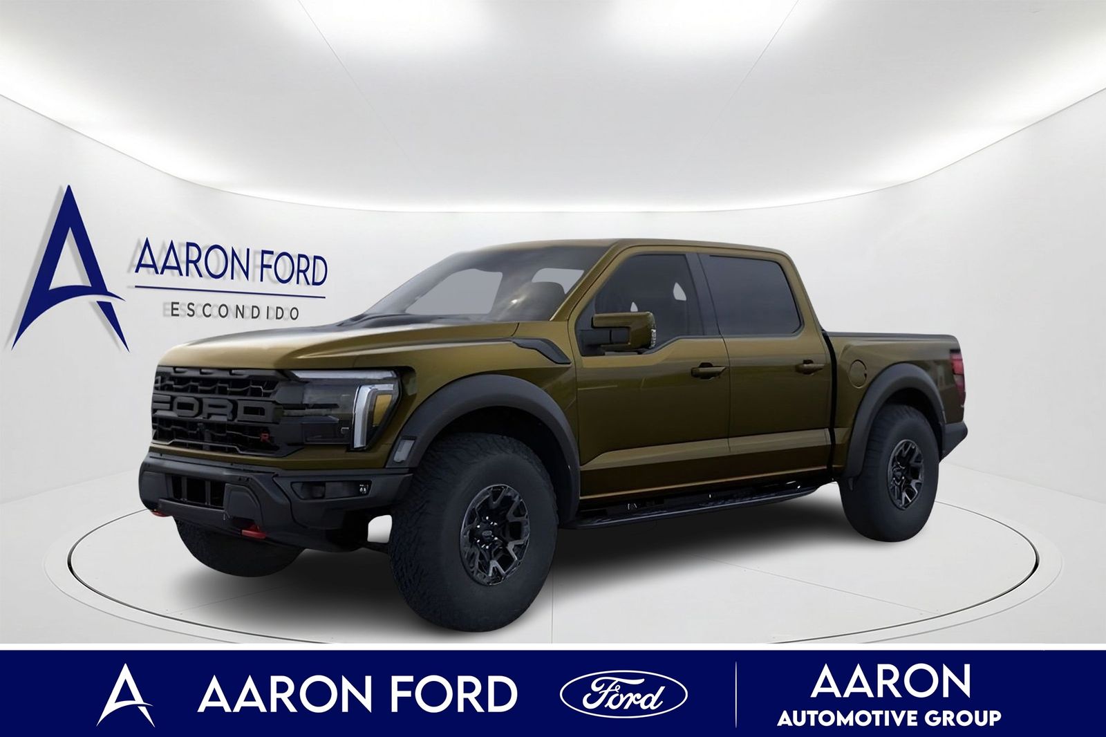 Green 2025 Ford F-150 Pickup Truck Four-Wheel Drive Automatic