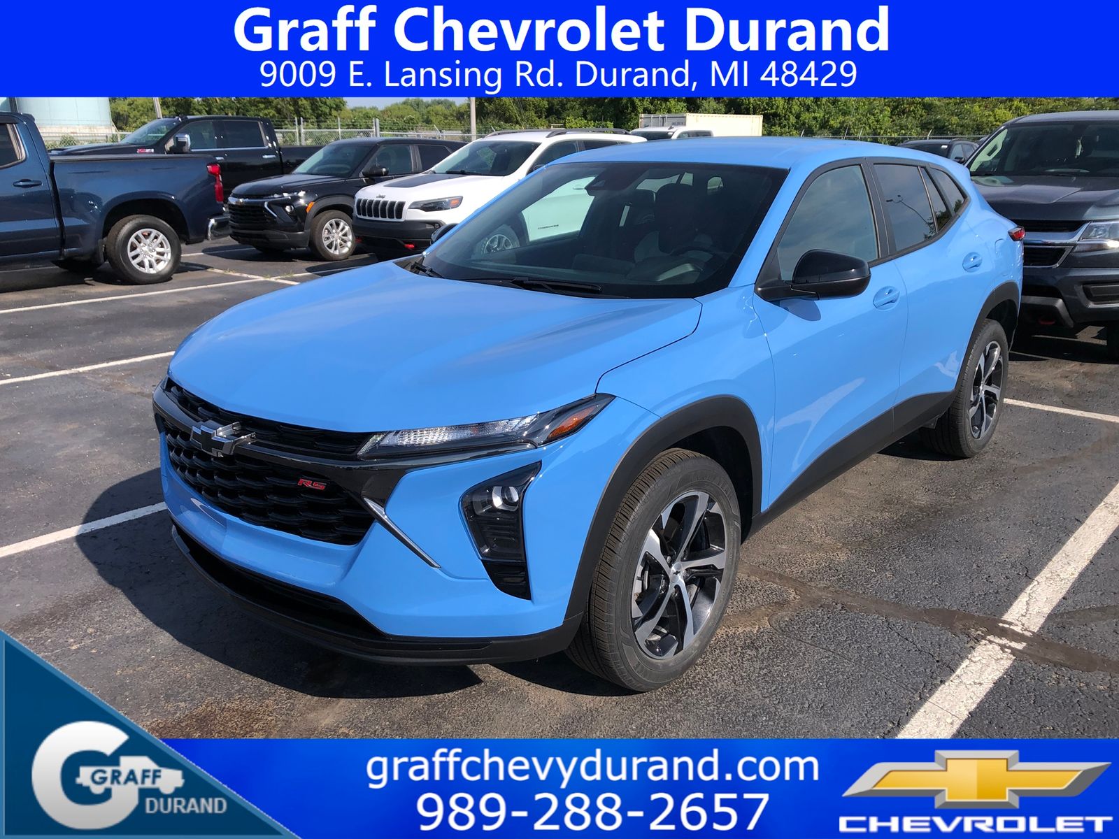 Fountain Blue 2024 Chevrolet Trax SUV / Crossover Front-Wheel Drive 6-Speed Automatic