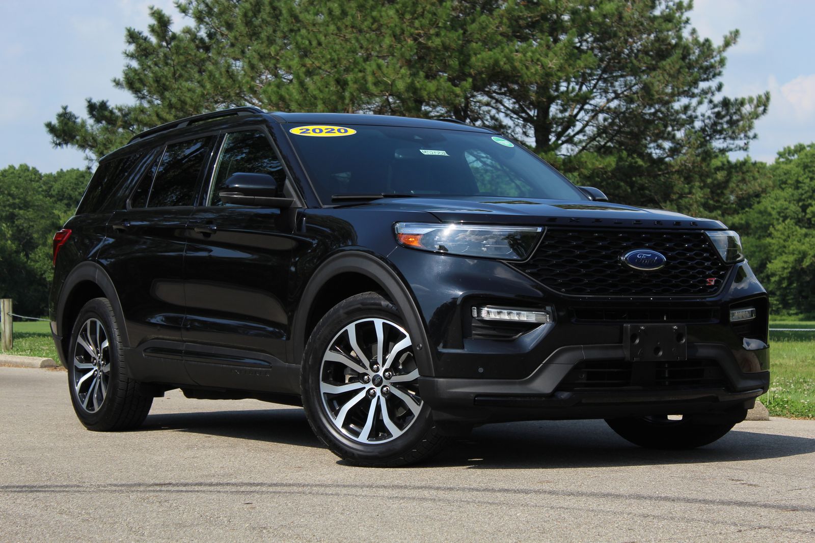 Black Metallic 2020 Ford Explorer SUV / Crossover All-Wheel Drive Automatic