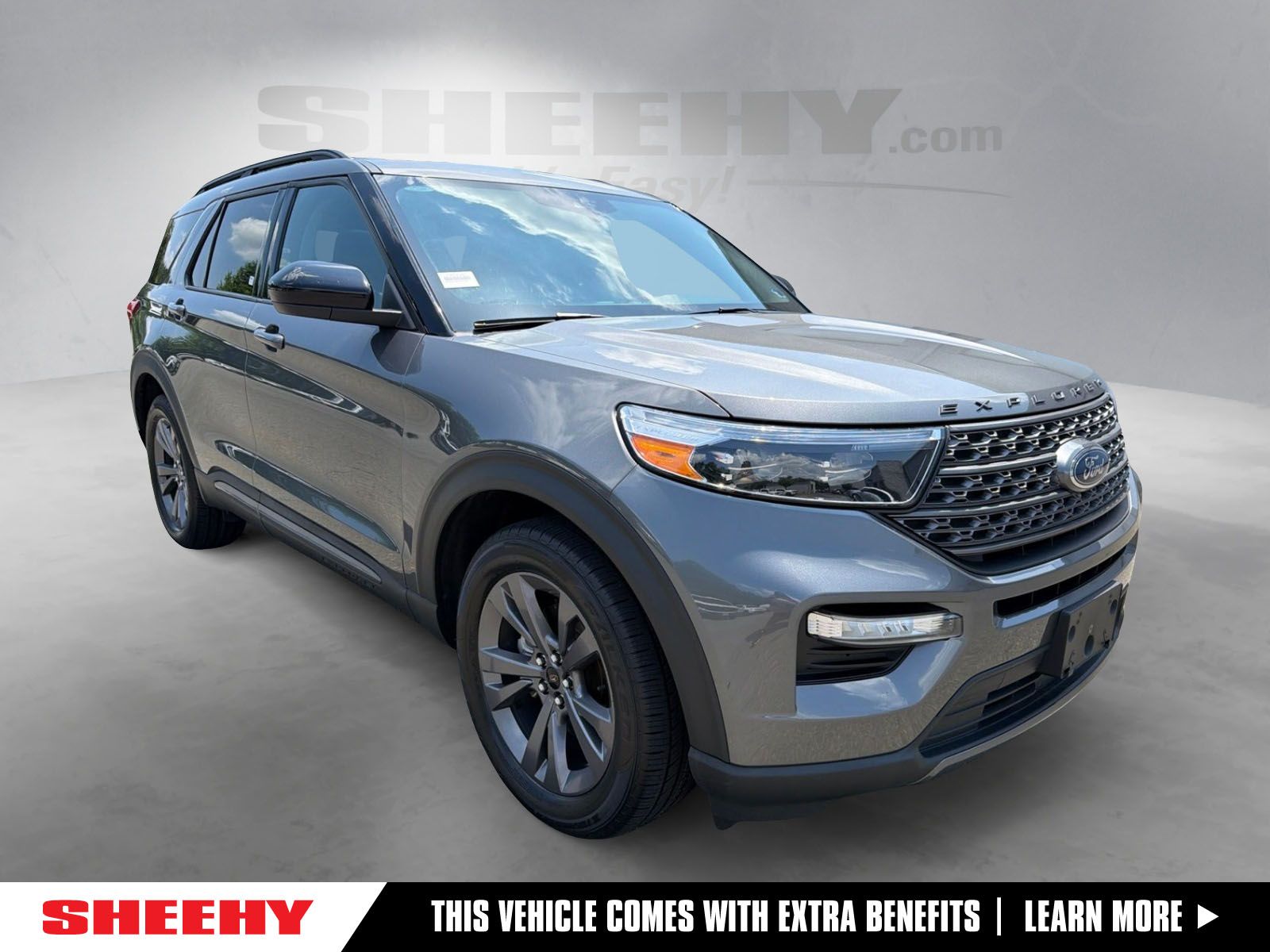 Gray Metallic 2023 Ford Explorer SUV / Crossover All-Wheel Drive Automatic